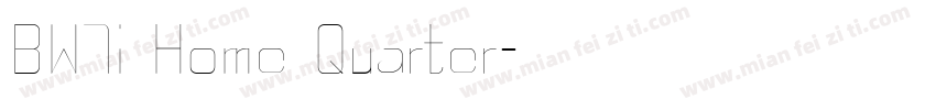 BW7i Home Quarter字体转换